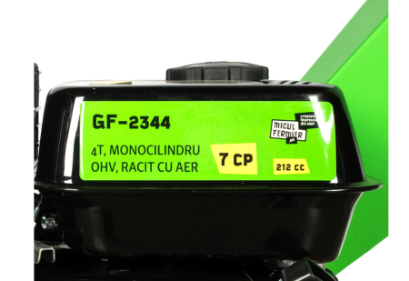 Tocator pentru crengi si vita de vie Micul Fermier, Ø60mm, motor benzina 7CP pentru rumegus [5]