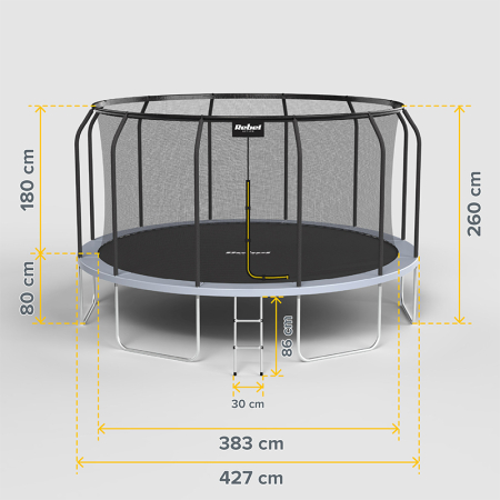 TRAMBULINA 14FT 427CM REBEL ACTIVE [5]