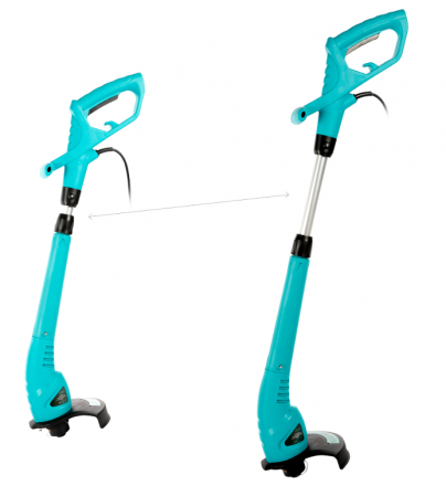 Trimmer electric cu mâner telescopic 350W DZ-SE125 [4]