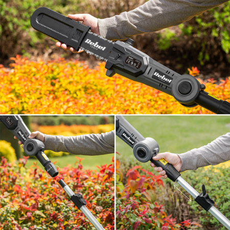 TRIMMER GARD VIU TELESCOPIC + DRUJBA 20V FARA ACC REBEL [5]