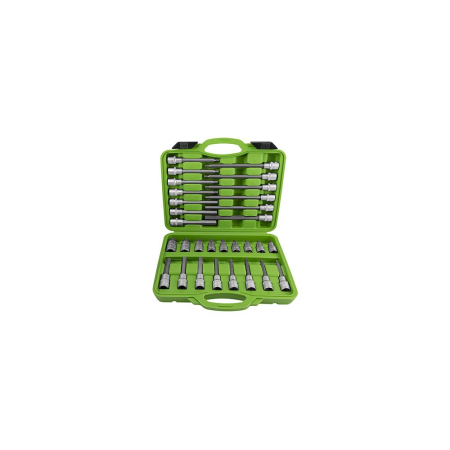 SCULE MECANICE - TRUSA CAPETE TUBULARE HEXAGONALE PENTRU SURUBURI CU 30 PIESE JBM