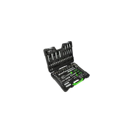 SCULE MECANICE - TRUSA DE TUBULARE HEXAGONALE CU 94 PIESE CU CLICHETI 1/2` SI 1/4` JBM