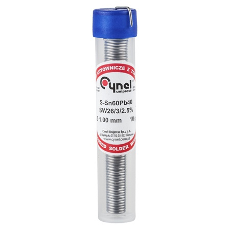 Service, hobby, mentenanta - TUB FLUDOR SN60PB40 1MM 10G CYNEL