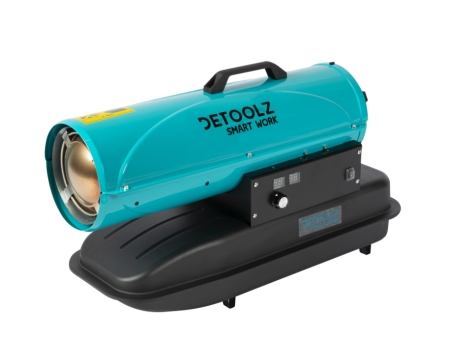Aeroterme - Tun de caldura pe motorina cu ardere directa Detoolz DZ-EI106 20KW, debit 600 mch rezervor 19 L