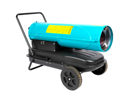 Aeroterme - Tun de caldura pe motorina Detoolz DZ-EI1005-G01, 30kW, rezervor 35L, roti de transport