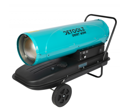 Aeroterme - Tun de caldura pe motorina Detoolz DZ-EI107 220-240V 50Hz 50KW, ardere directa, rezervor 55 L