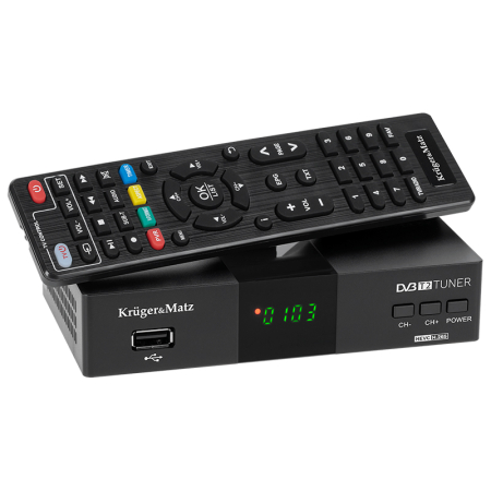 TUNER DVB-T2 H.265 HEVC KRUGER&MATZ [1]