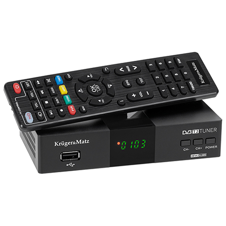 Playere, boxe & casti - TUNER DVB-T2 H.265 HEVC KRUGER&MATZ