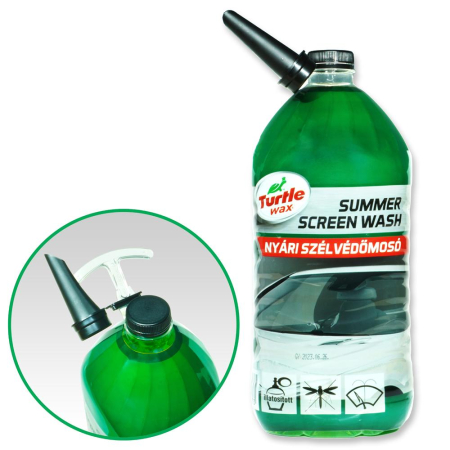 ULEIURI, LICHIDE SI CHIMICE - TURTLE WAX SOLUTIE PARBRIZ VARA 4L