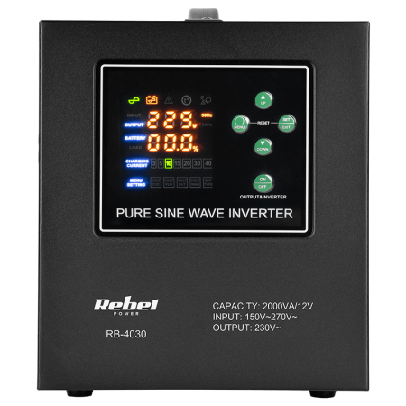UPS CENTRALE SINUS PUR 2000VA 1200W 12V LIFEPO4 REBEL [3]