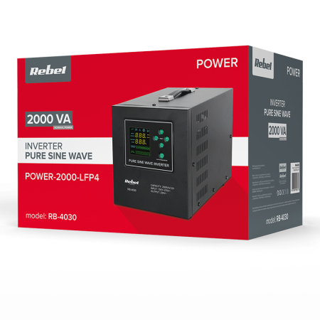 UPS CENTRALE SINUS PUR 2000VA 1200W 12V LIFEPO4 REBEL [5]