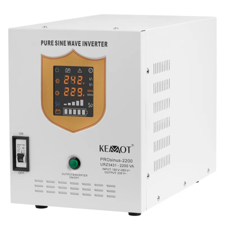 UPS CENTRALE SINUS PUR 2200VA/1600W 12V KEMOT [1]