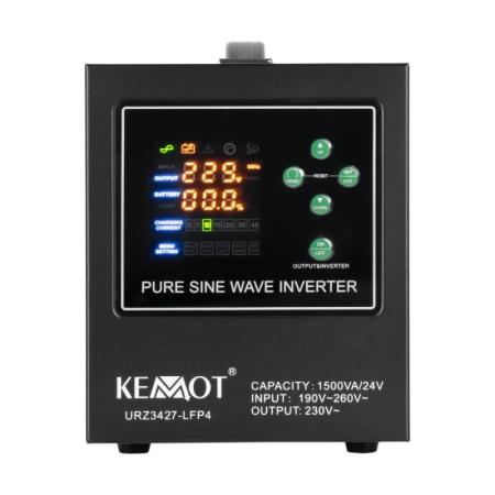 UPS CENTRALE TERMICE SINUS PUR 1500VA/1050W 24V KEMOT [3]