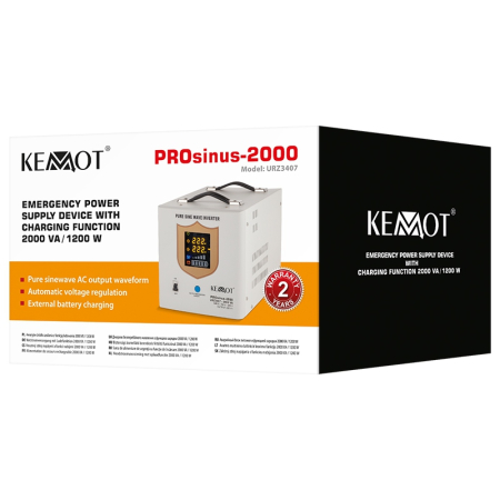 UPS CENTRALE TERMICE SINUS PUR 2000VA/1200W 12V KEMOT [5]