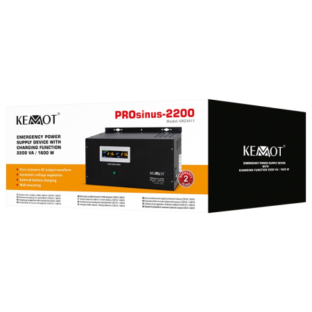 UPS CENTRALE TERMICE SINUS PUR 2200VA/1600W 12V KEMOT [4]