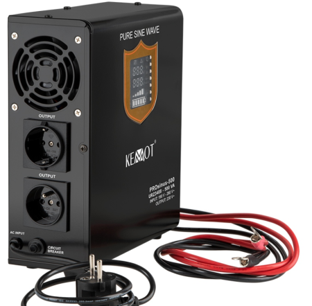 UPS CENTRALE TERMICE SINUS PUR 500VA/300W 12V KEMOT [1]