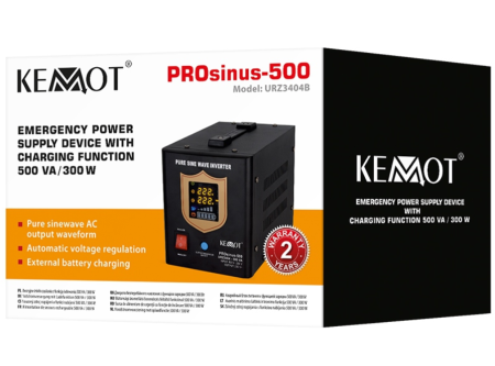 UPS CENTRALE TERMICE SINUS PUR 500VA/300W 12V KEMOT [3]