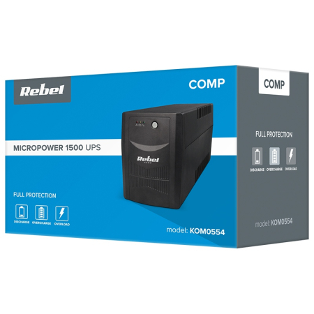 UPS MICROPOWER 1500 (1500VA/900W) REBEL [6]
