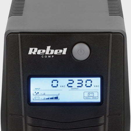 UPS OFFLINE NANOPOWER PLUS 1000 (1000VA/600W) REBEL [6]