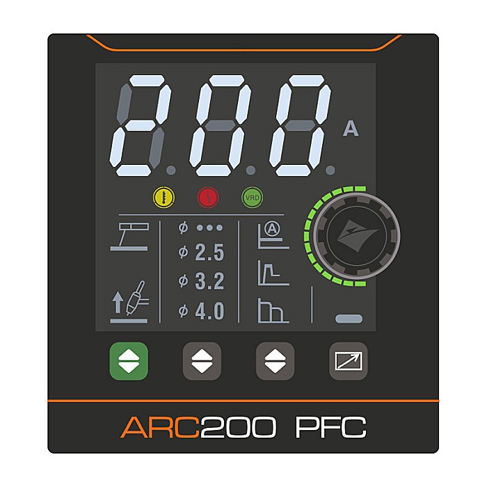 EVO20 ARC 200PFC (Z2S42) - Aparat de sudura INDUSTRIAL Jasic [2]