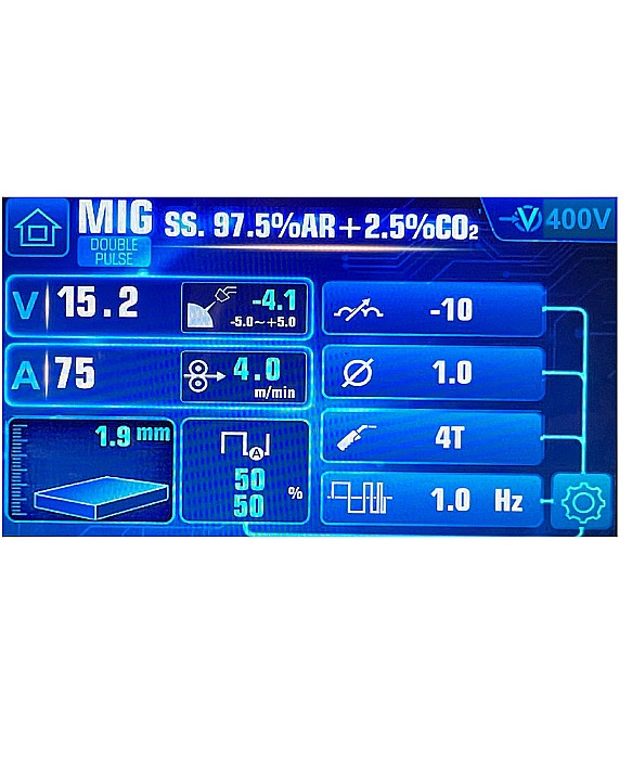 HYPER MIG 300A / 400V SYNERGIC DOUBLE PULSE [5]
