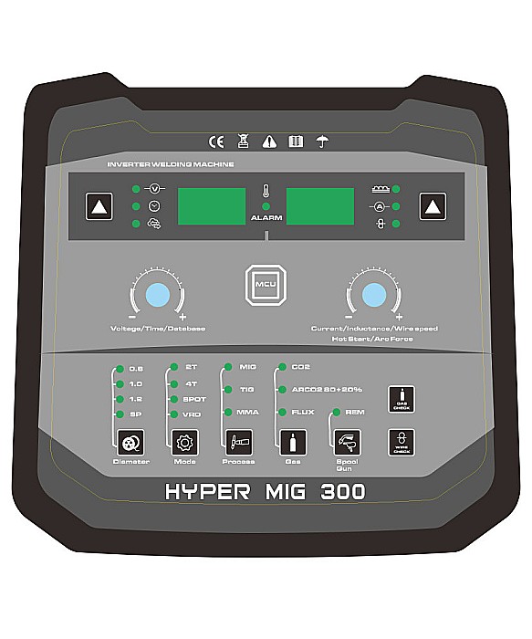 HYPER MIG 300A / 400V SYNERGIC [2]