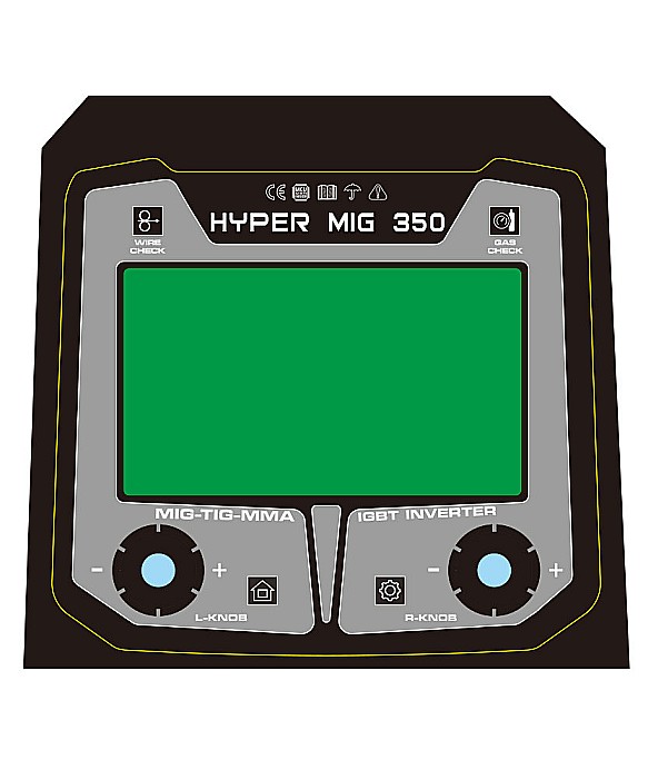 HYPER MIG 350A / 400V LCD SYNERGIC [2]