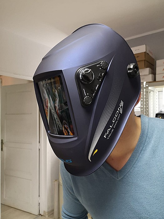 Masca sudura 4 senzori FALCON 5.5 Blue Metal [2]