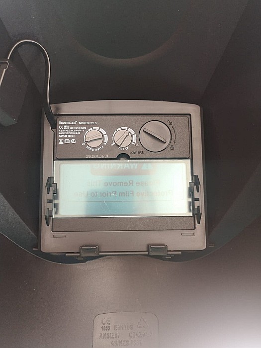 Masca sudura 2 senzori iWELD NORED EYE 3 BLACKBASE [3]