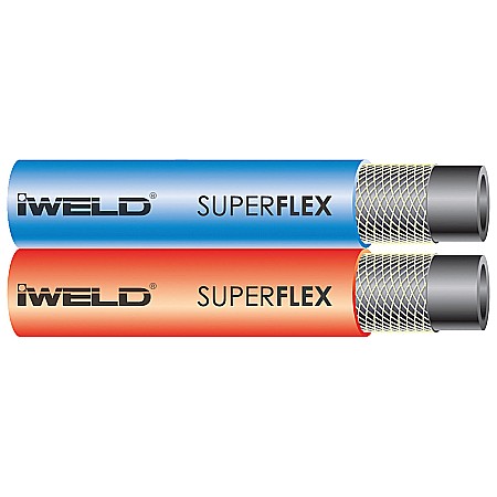 Furtun gaz - Furtun geamăn SUPERFLEX  9,0x6,3mm