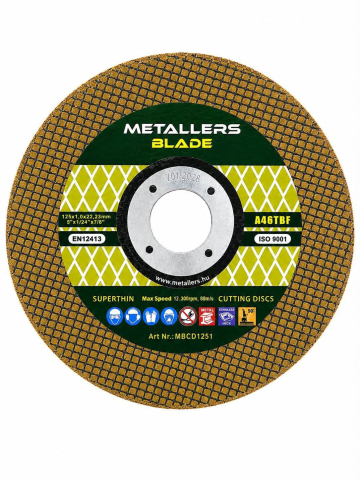 Disc debitare - Disc debitare 125x1,0mm METALLERS BLADE