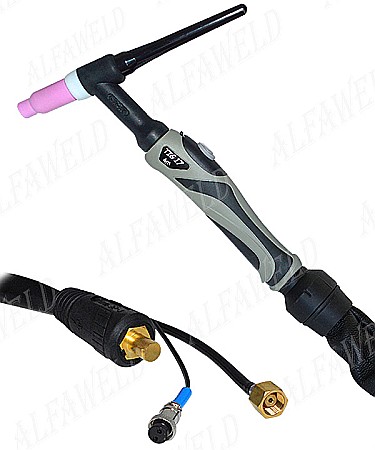 Pistol TIG / WIG - Pistol TIG SR 17 - 8m  cablu piele