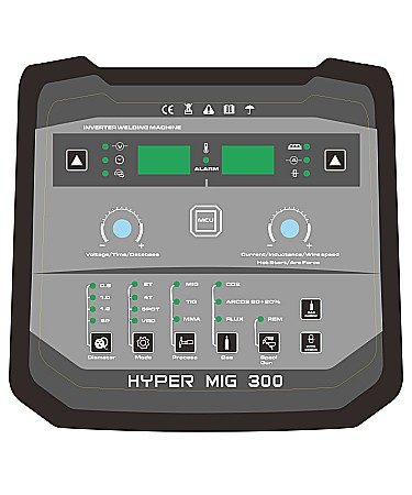 HYPER MIG 300A / 400V SYNERGIC [1]