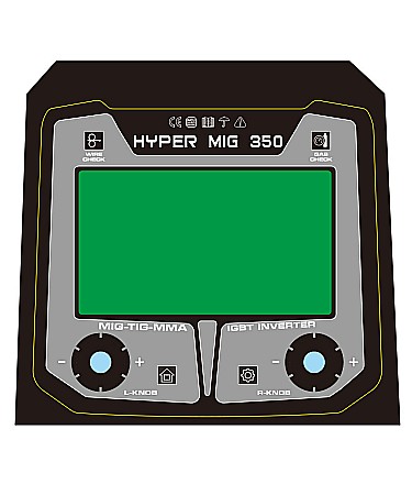 HYPER MIG 350A / 400V LCD SYNERGIC [1]