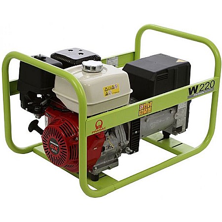 Generator portabil de curent si sudura Pramac W220, trifazat, 6.1 kVA, curent sudura 40-220 A [1]
