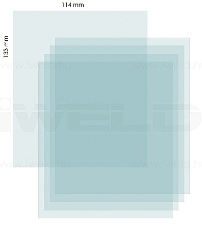 Masca sudura - Plexi exterior FALCON 5.2 137X118mm -