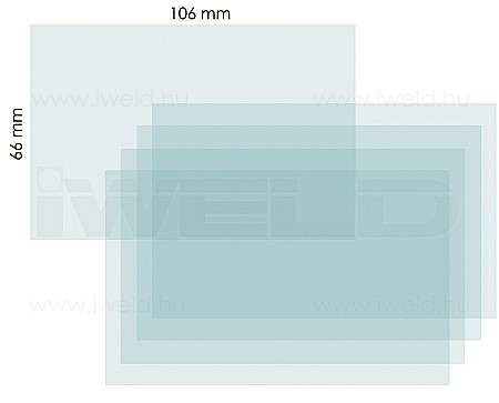 Masca sudura - Plexi interior PANTHER 4.6 106x66mm