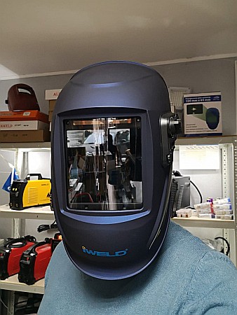 Masca sudura 4 senzori FALCON 5.5 Blue Metal [3]