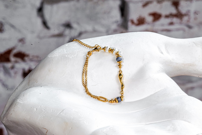 Bratara SAKRO Blue pearls [1]