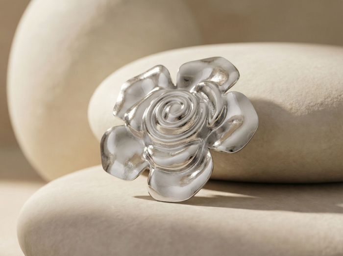 Brosa SAKRO Rosette Silver [2]