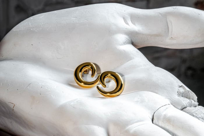 Cercei SAKRO Swirl gold [1]