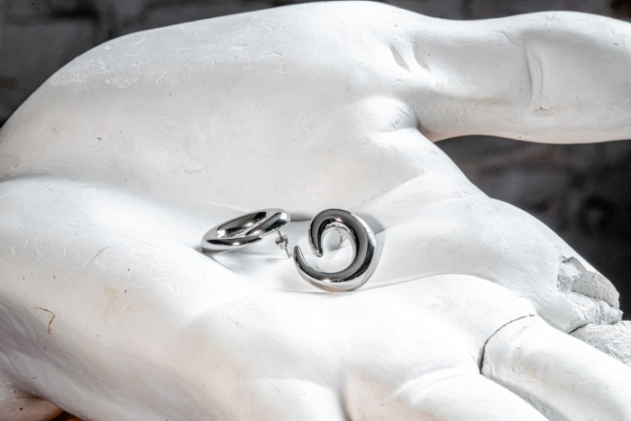 Cercei SAKRO Swirl silver [2]