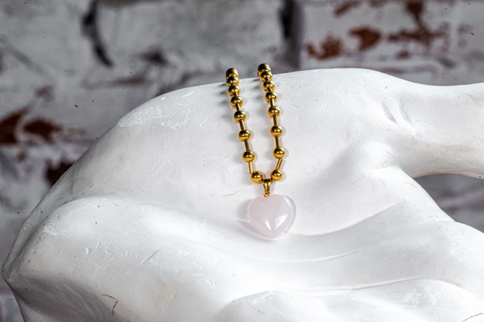 Colier SAKRO Pink heart [2]