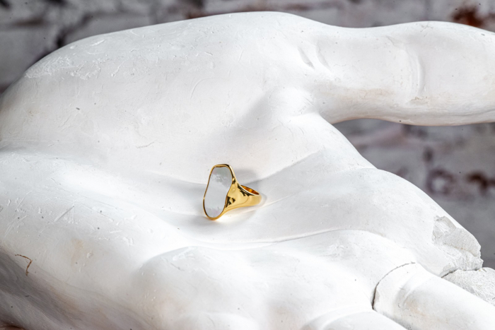 Inel SAKRO White shell [3]