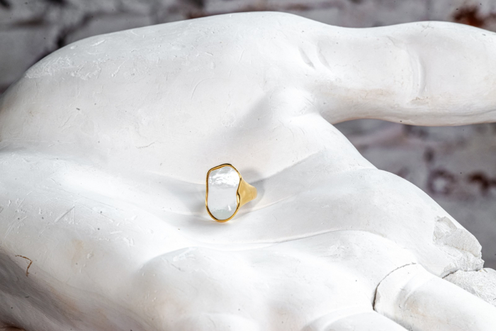 Inel SAKRO White shell [2]