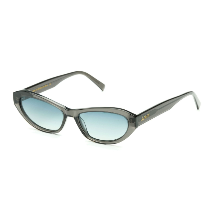 Pachet ochelari de soare NERV Ella Light Grey si lant de ochelari auriu [5]