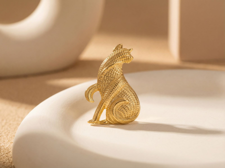 Bijuterii - Brosa SAKRO Felis Gold