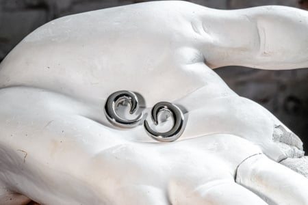 Cercei - Cercei SAKRO Swirl silver