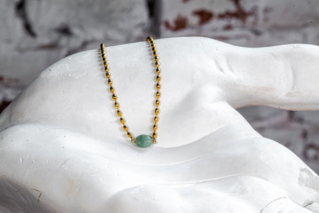 Coliere - Colier SAKRO Beaded green