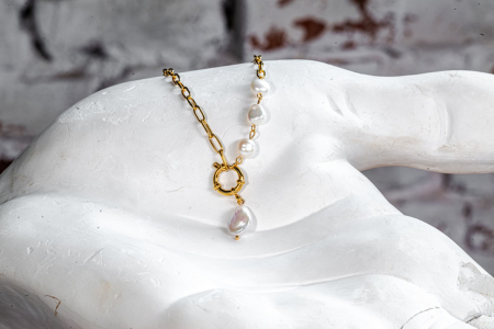 Coliere - Colier SAKRO Gold pearls